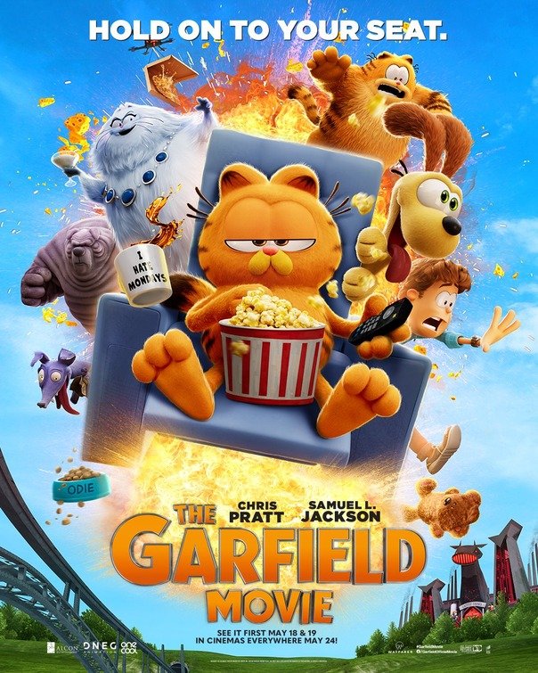 The Garfield Movie Trailer poster